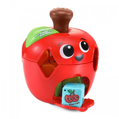 LeapFrog Spin and Change Apple Shape Sorter | Shape Sorter Toy | Baby Toy | Learning Toy | Early Learning Toy | 18 Months+